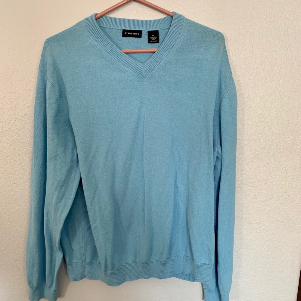 Structure Turquoise Sweater EOC